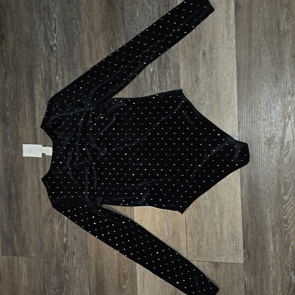 H&M Women's Medium Black Bodysuit New w/ Tags! - Picture 2 of 5